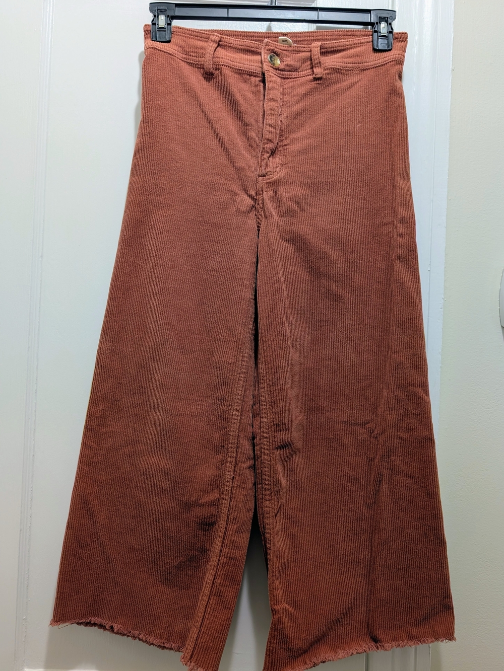 Billabong Women's Corduroy Wide Leg Pants - High Waisted, Cropped, Slim Fit